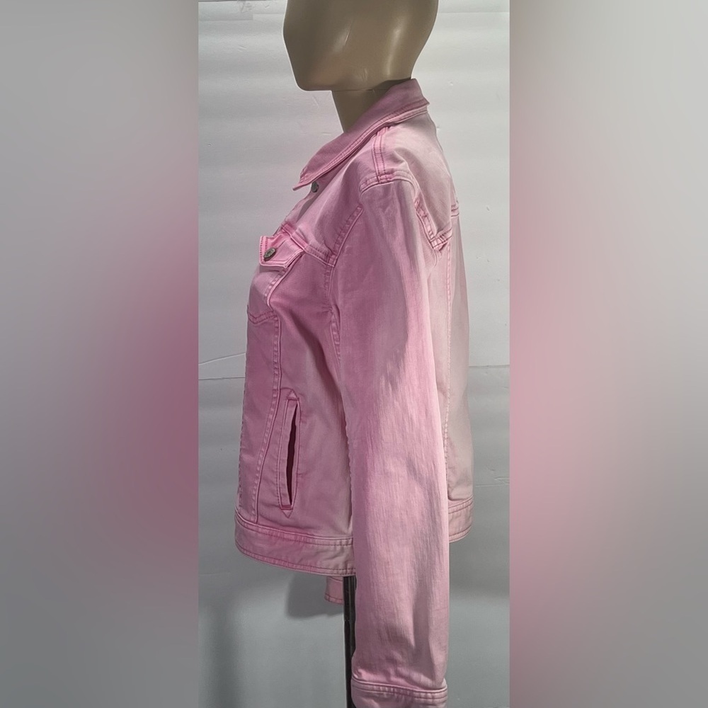 Women's Pink Utility Jacket - Picture 4 of 9